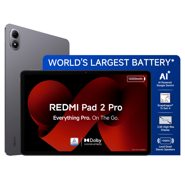 Buy Redmi Pad 2 Pro Wi-Fi Android Tablet (12.1 Inch, 8GB RAM